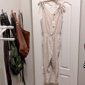 Striped jumpsuit